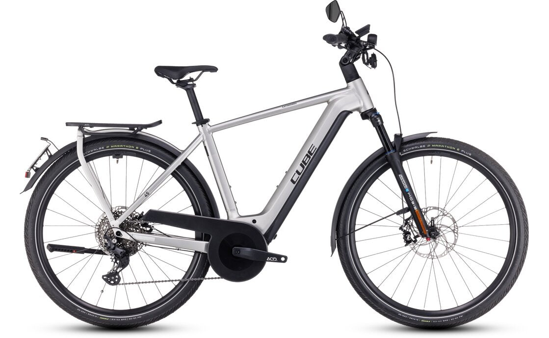 Cube Kathmandu Hybrid 750 E–Trekkingrad – Bosch Performance Line Speed Smart, 750 Wh Akku