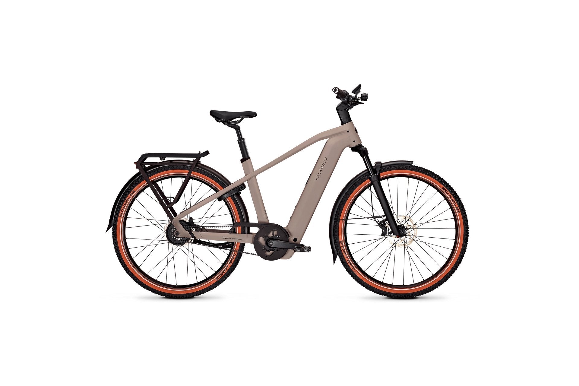 Kalkhoff Entice 5 Advance Plus Belt E-Trekkingrad – Bosch Performance Line CX Smart Gen5, 800 Wh Akku