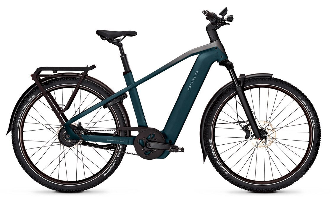 Kalkhoff Entice 5 Advance Plus Belt E-Trekkingrad – Bosch Performance Line CX Smart Gen5, 800 Wh Akku