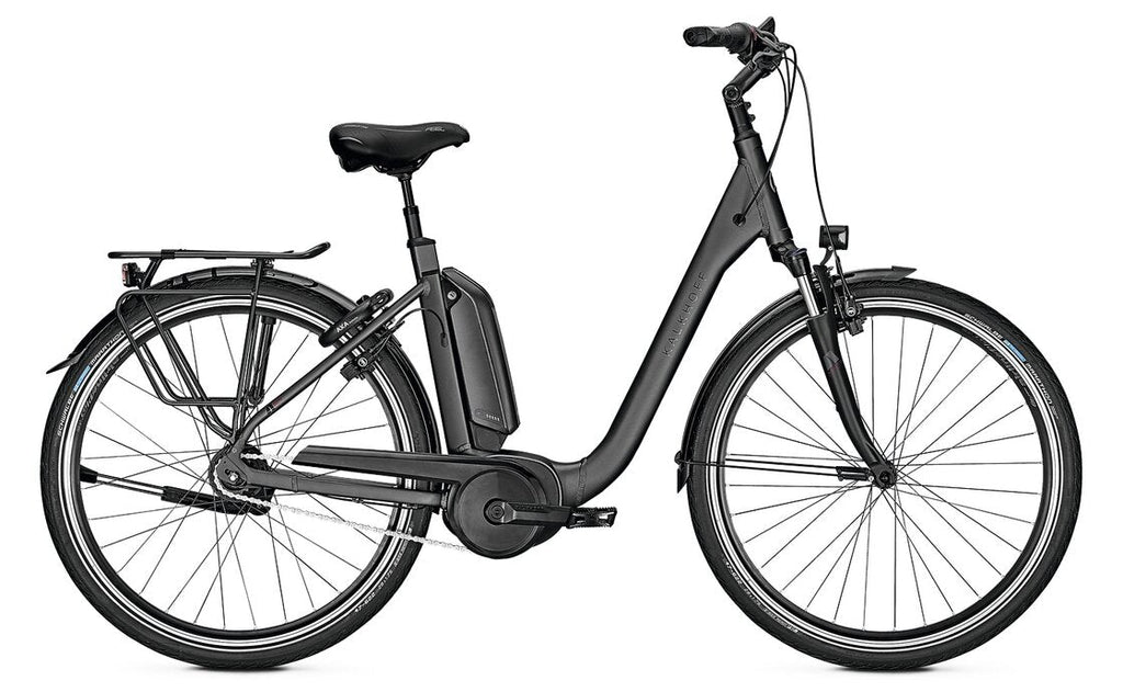 Kalkhoff Agattu 3B XXL E Cityrad Damen Tiefeinsteiger – Bosch Active Line Plus, 500 Wh