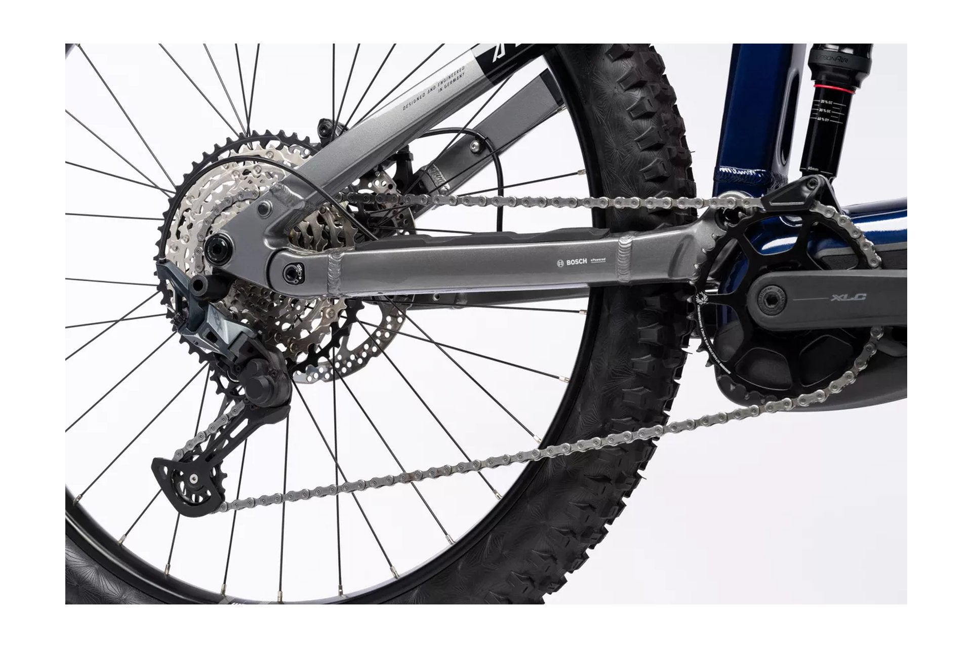 Haibike Allmtn 6 E-MTB Fully – Bosch Performance Line CX Smart Gen5 Motor, 800 Wh Akku